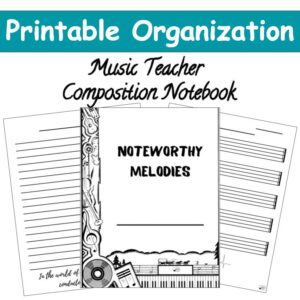 Music Teacher Notebook
